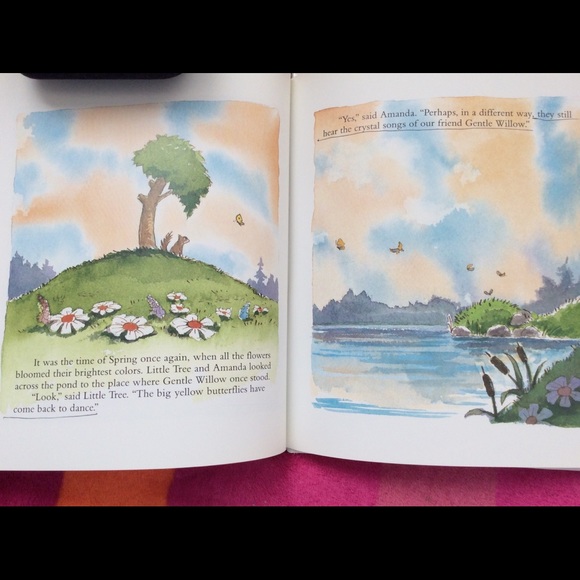childrens book,“gentle Willow.” OOP Spiritual Rare HB watercolors/NWOT SALE! - Picture 2 of 5